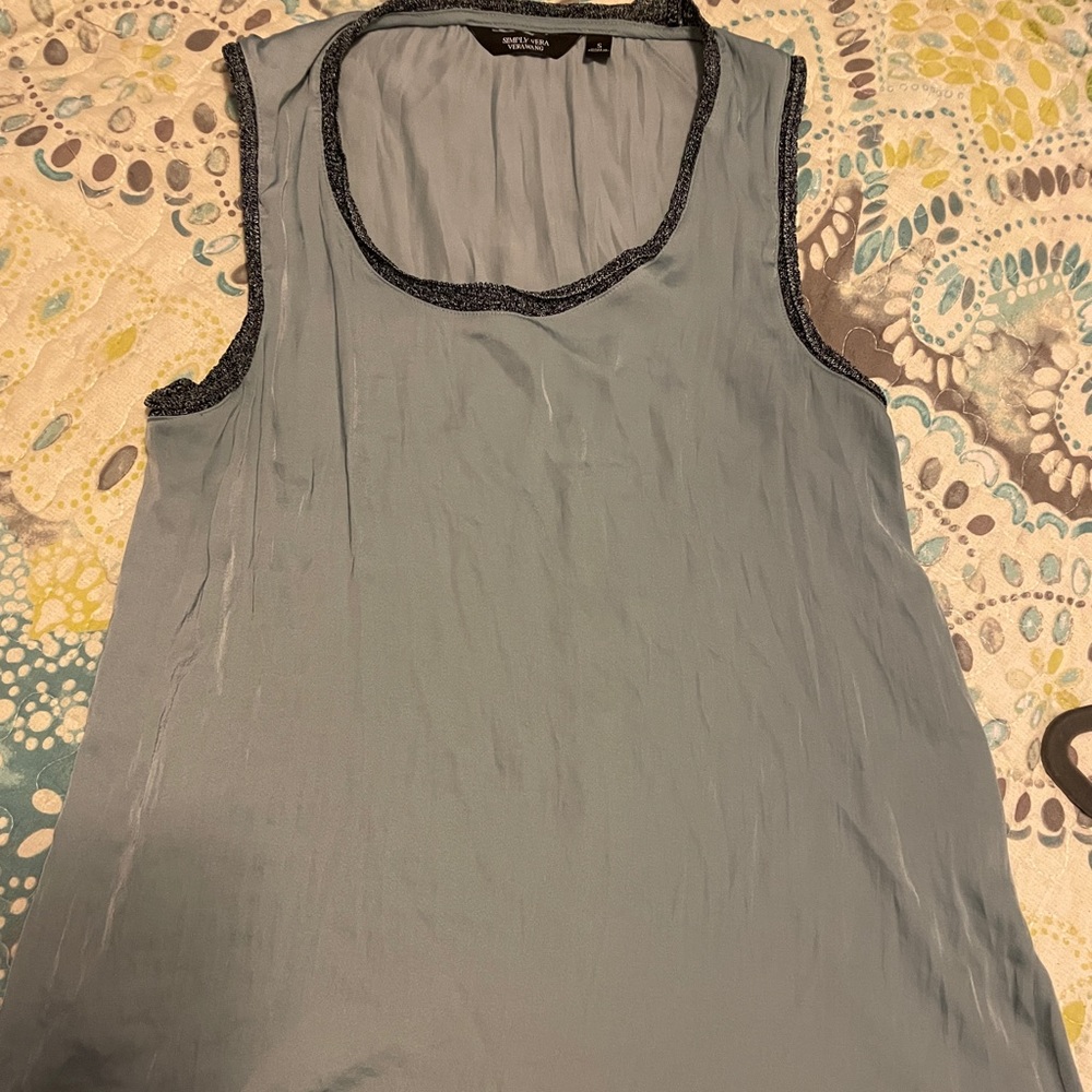Steel blue top